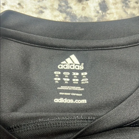 Adidas Active 360 T-Shirt Men’s XL Black 3-Stripes Athletic Training Tee - Picture 2 of 5